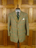 25/1173 vintage 1964 anderson & sheppard savile row bespoke gun check tweed shooting suit for restoration 42 regular to long
