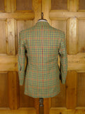 25/1173 vintage 1964 anderson & sheppard savile row bespoke gun check tweed shooting suit for restoration 42 regular to long