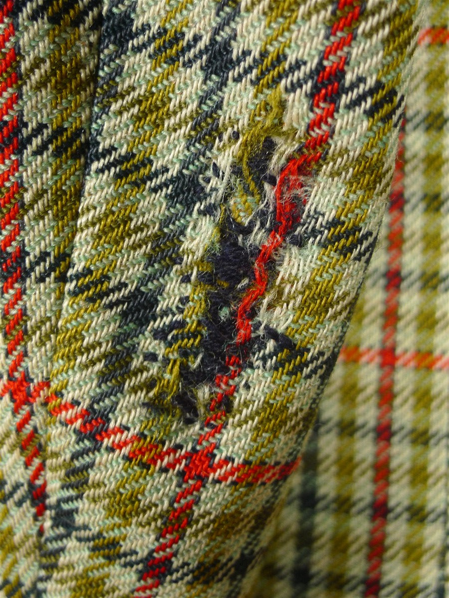 25/1173 vintage 1964 anderson & sheppard savile row bespoke gun check tweed shooting suit for restoration 42 regular to long