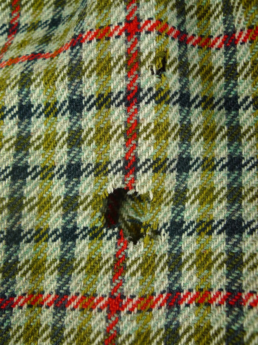 25/1173 vintage 1964 anderson & sheppard savile row bespoke gun check tweed shooting suit for restoration 42 regular to long