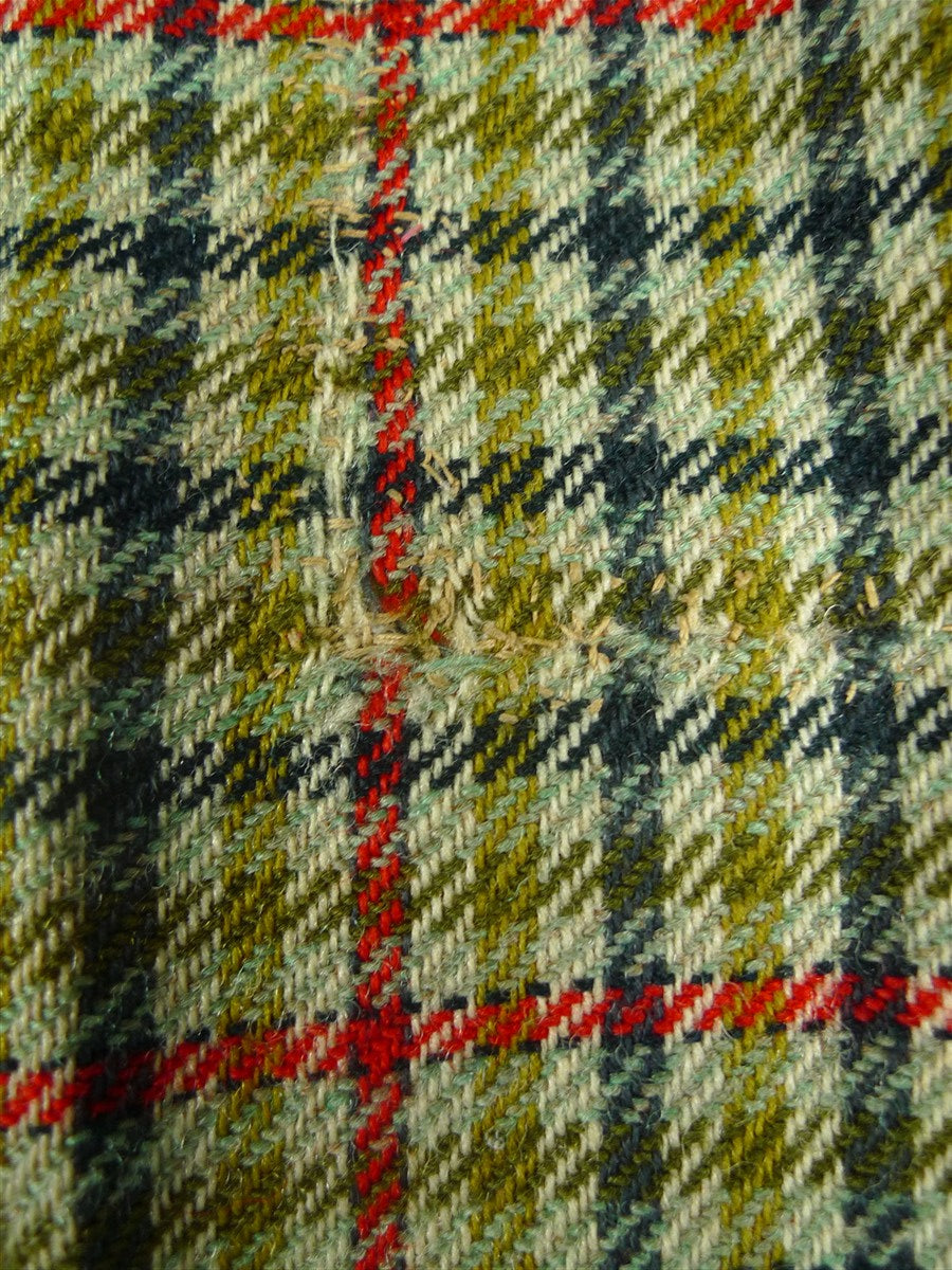 25/1173 vintage 1964 anderson & sheppard savile row bespoke gun check tweed shooting suit for restoration 42 regular to long