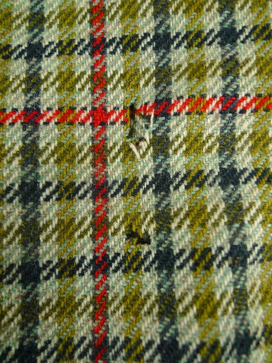 25/1173 vintage 1964 anderson & sheppard savile row bespoke gun check tweed shooting suit for restoration 42 regular to long