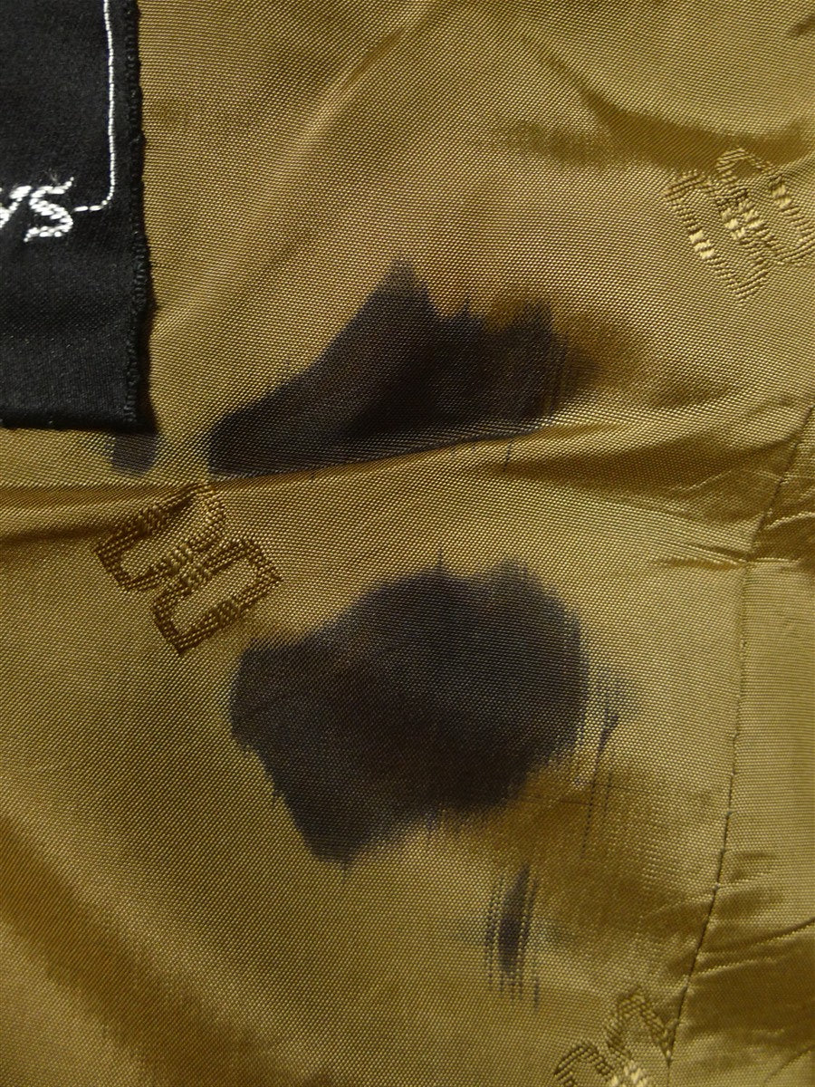 25/1161 vintage daks glen check wool tweed sports jacket w/ 'dd' leather buttons 42 short to regular