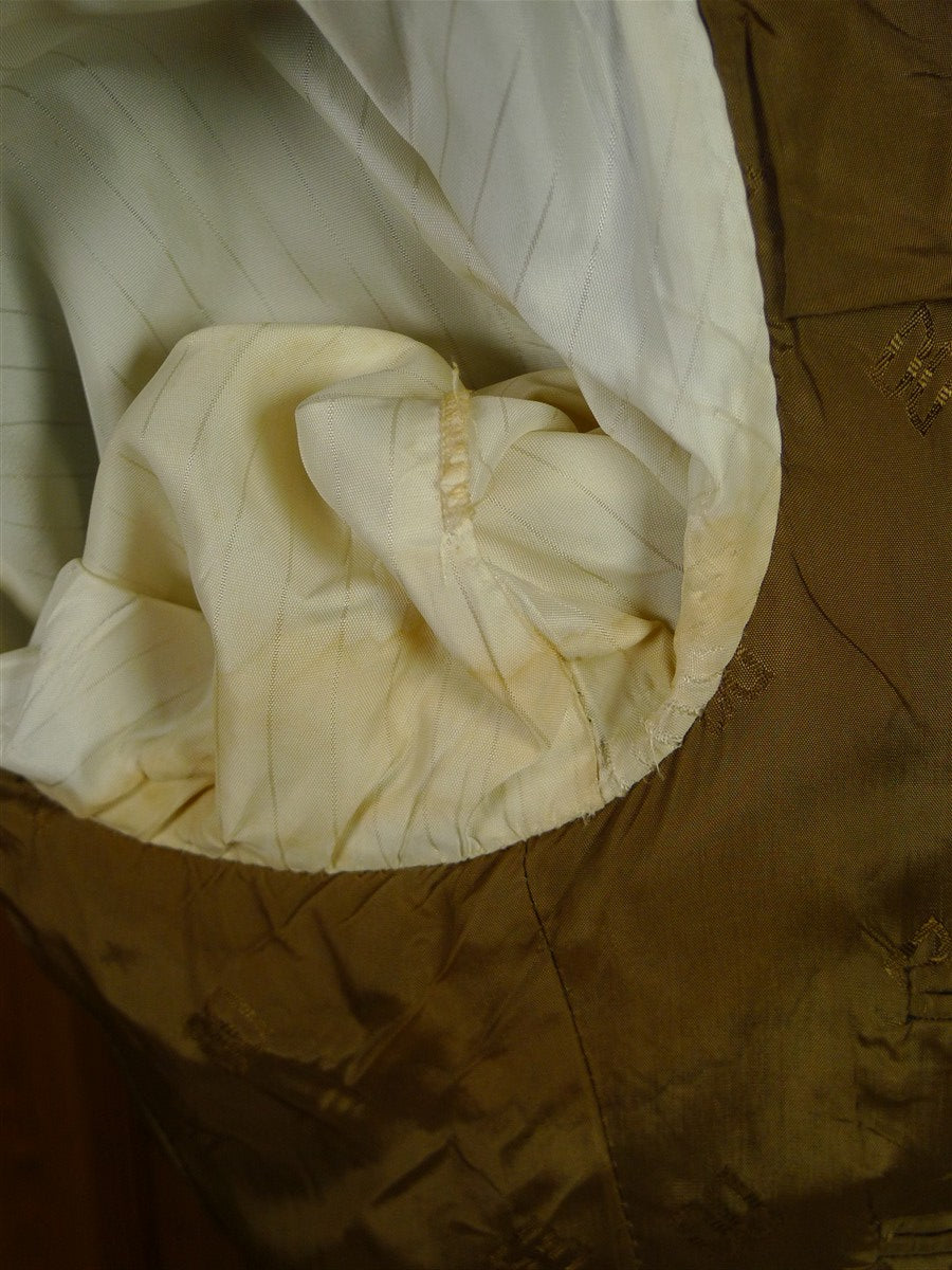 25/1161 vintage daks glen check wool tweed sports jacket w/ 'dd' leather buttons 42 short to regular