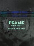 25/1154 wonderful vintage british black watch tartan dinner jacket w/ satin facings 41 regular