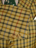 25/1158 immaculate daks house check 100% wool sports jacket blazer 42-43 regular