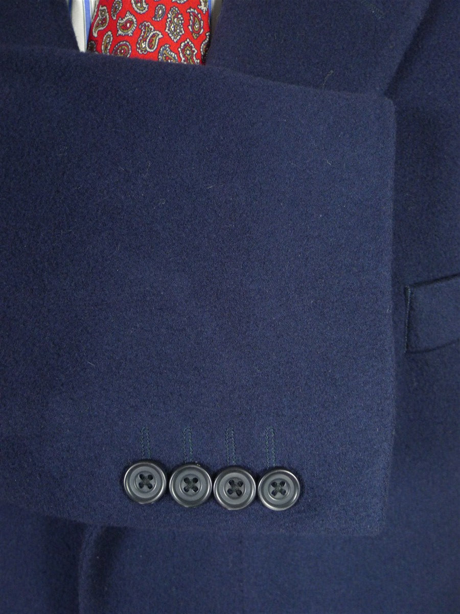 26/0017 immaculate 2019 custom tailored wool cashmere mix fly-front overcoat 42