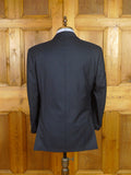 25/1168 immaculate aquascutum london 100% wool navy blue blazer 41 short