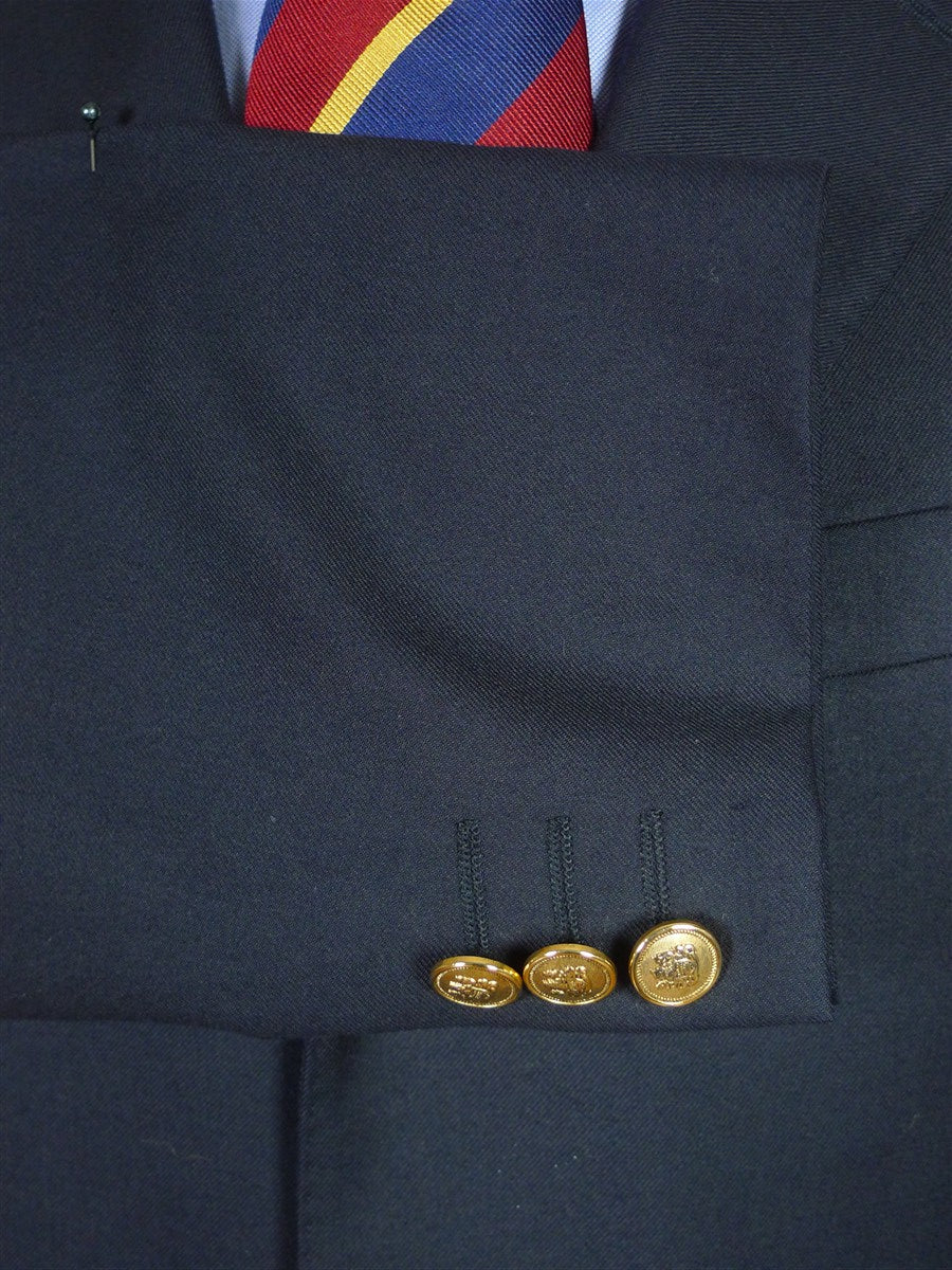 25/1168 immaculate aquascutum london 100% wool navy blue blazer 41 short