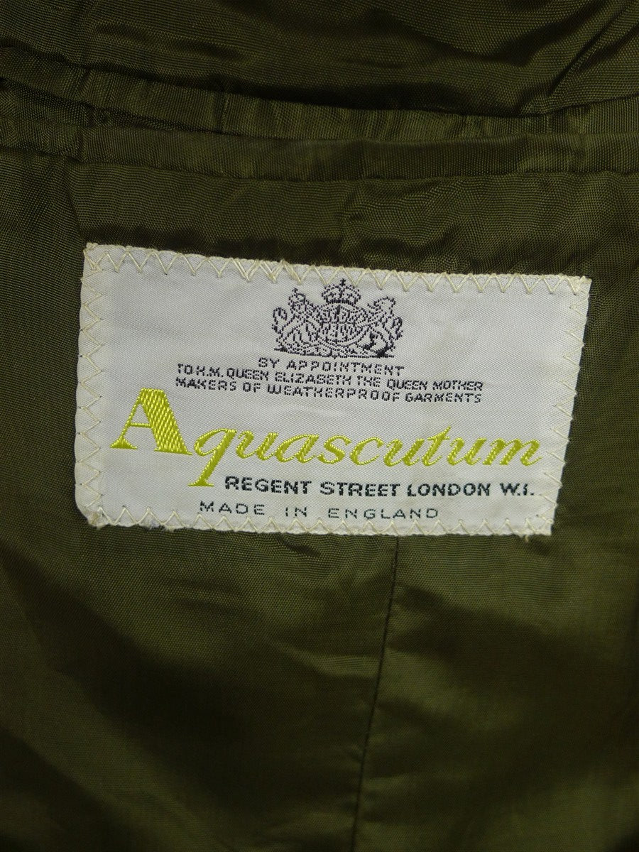 25/1182 immaculate vintage aquascutum gun check tweed gamekeeper shooting jacket 39-40 regular