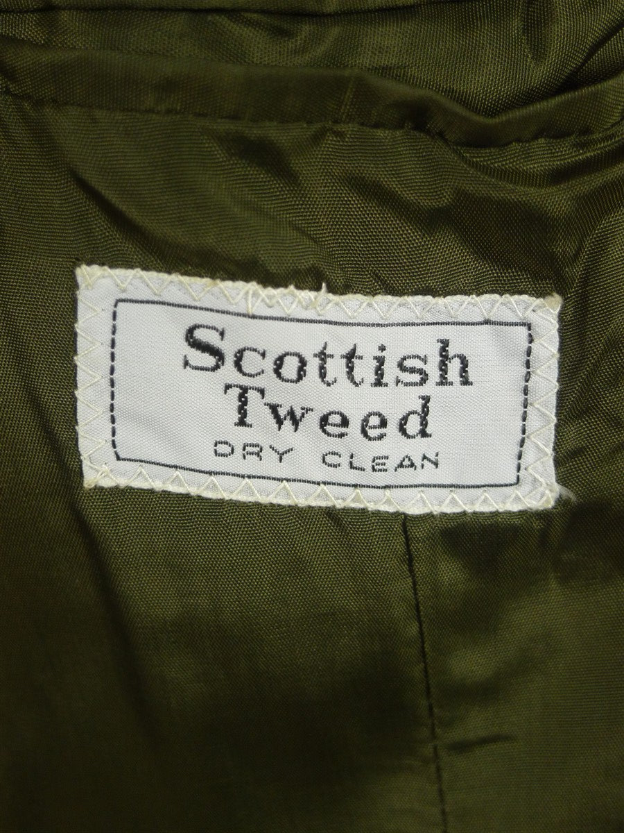 25/1182 immaculate vintage aquascutum gun check tweed gamekeeper shooting jacket 39-40 regular