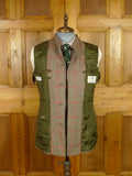 25/1182 immaculate vintage aquascutum gun check tweed gamekeeper shooting jacket 39-40 regular