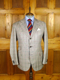 25/1189 immaculate 2014 italian bespoke tailored bold check merino wool sports jacket blazer 43 regular