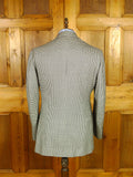 25/1186 immaculate 2013 italian bespoke tailored dogtooth pure cashmere sports jacket blazer 42 regular