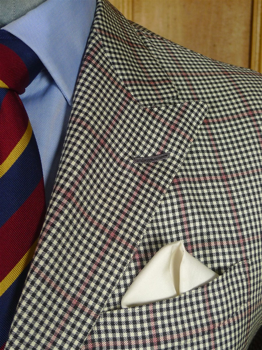 25/1183 immaculate 2014 italian bespoke tailored wp check wool & cashmere sports jacket blazer 42 regular