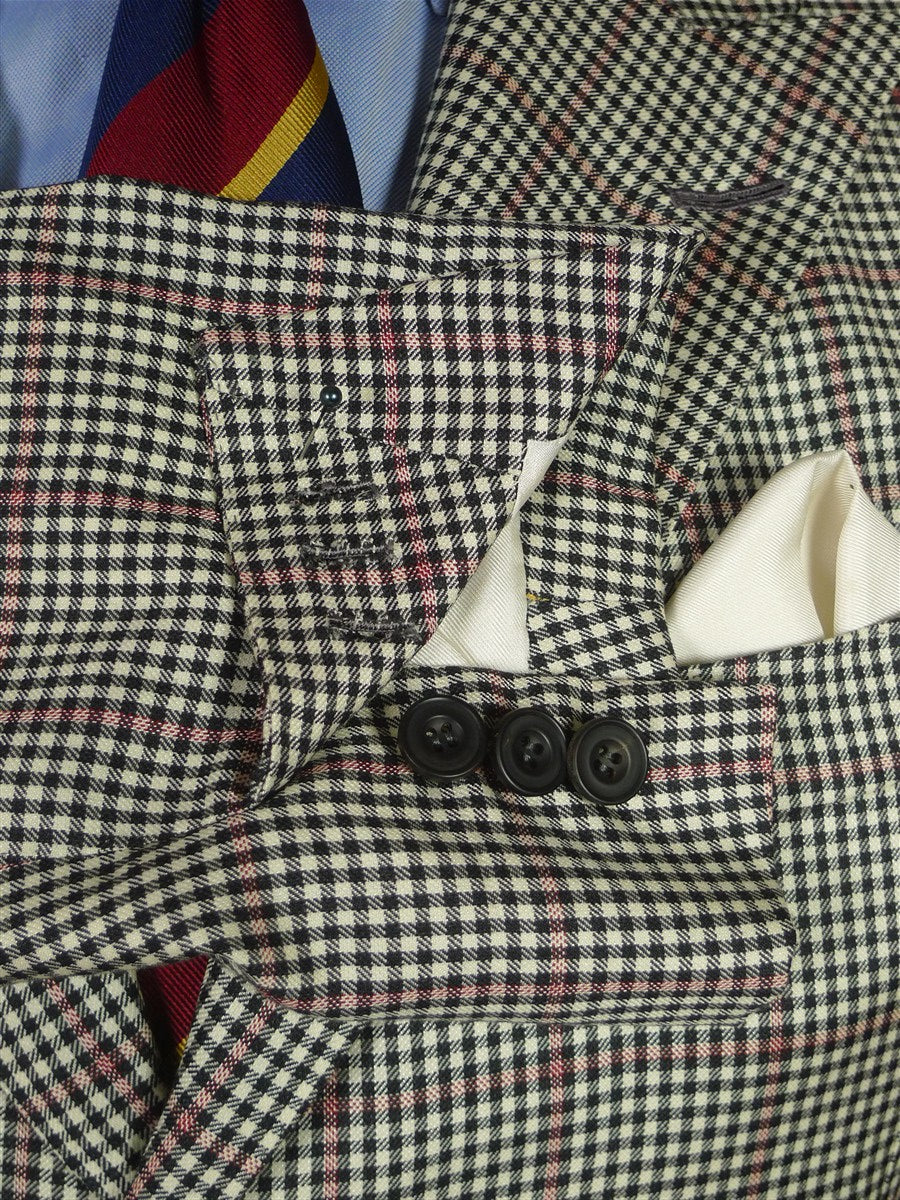 25/1183 immaculate 2014 italian bespoke tailored wp check wool & cashmere sports jacket blazer 42 regular