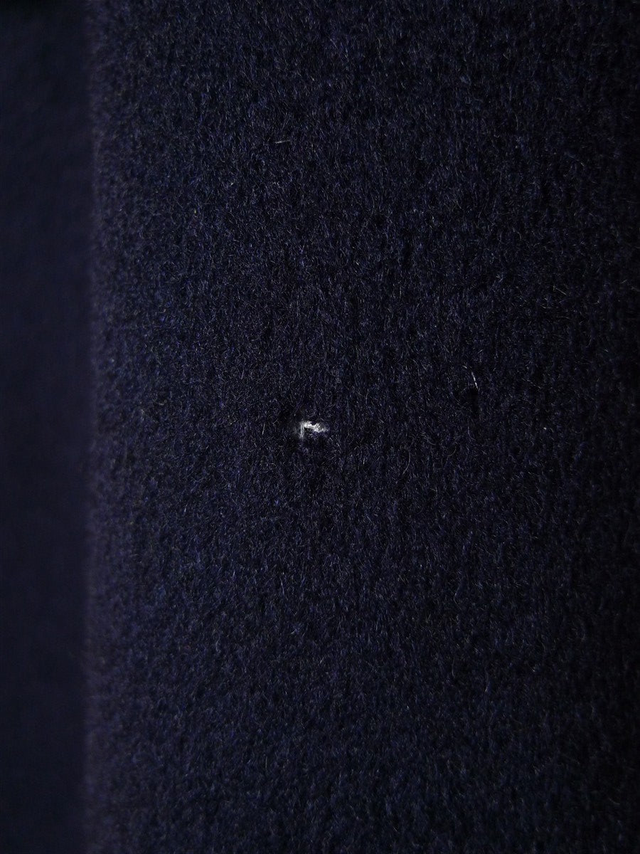 26/0020 vintage john g hardy navy blue wool overcoat 44-46