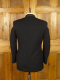 25/1211 vintage british black barathea grosgrain shawl dinner jacket 39 short to regular