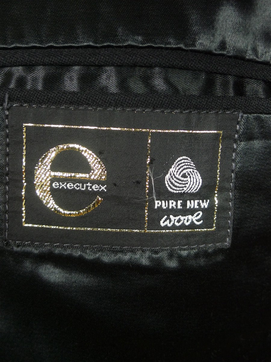 25/1213 vintage british black barathea grosgrain shawl lapel dinner jacket 38 short