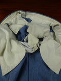 26/0013 immaculate 2011 italian bespoke pure linen pale blue travel / summer suit 44-45 short to regular