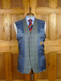 25/1214 immaculate italian bespoke wool & cashmere grey wp check sports jacket blazer 42 regular to long