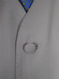 25/1205 immaculate italian bespoke dove grey superfine wool morning waistcoat 45 regular