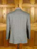 26/0030 bespoke tailored 1998 john g hardy donegal cloth grey tweed sports jacket blazer 48 regular