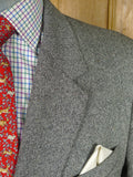 26/0030 bespoke tailored 1998 john g hardy donegal cloth grey tweed sports jacket blazer 48 regular