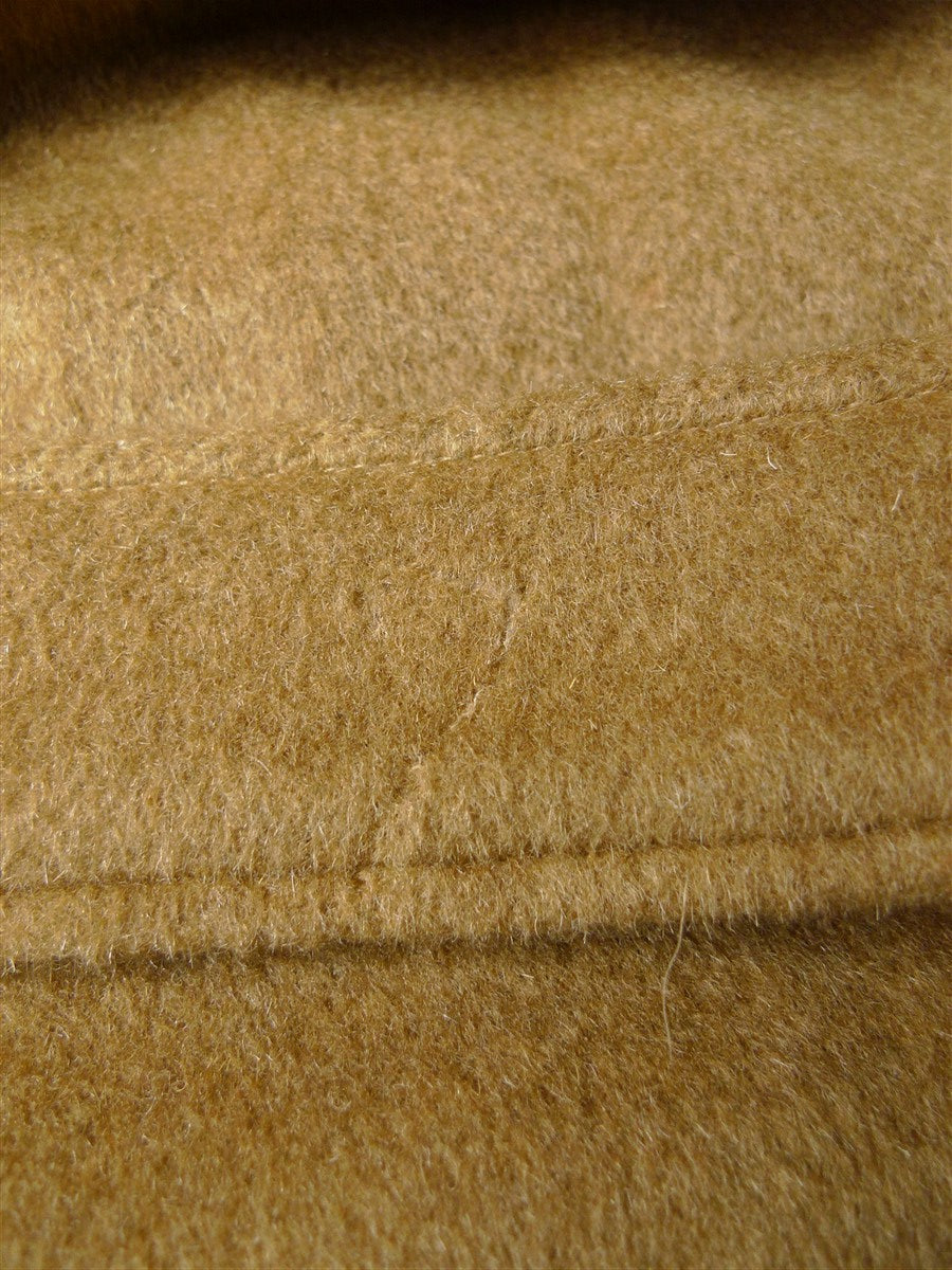 26/0025 luxury 50% camelhair d/b full-length camel coat w/ belt 42-44