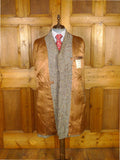 26/0027 vintage heavyweight irish tweed raglan coat overcoat 44
