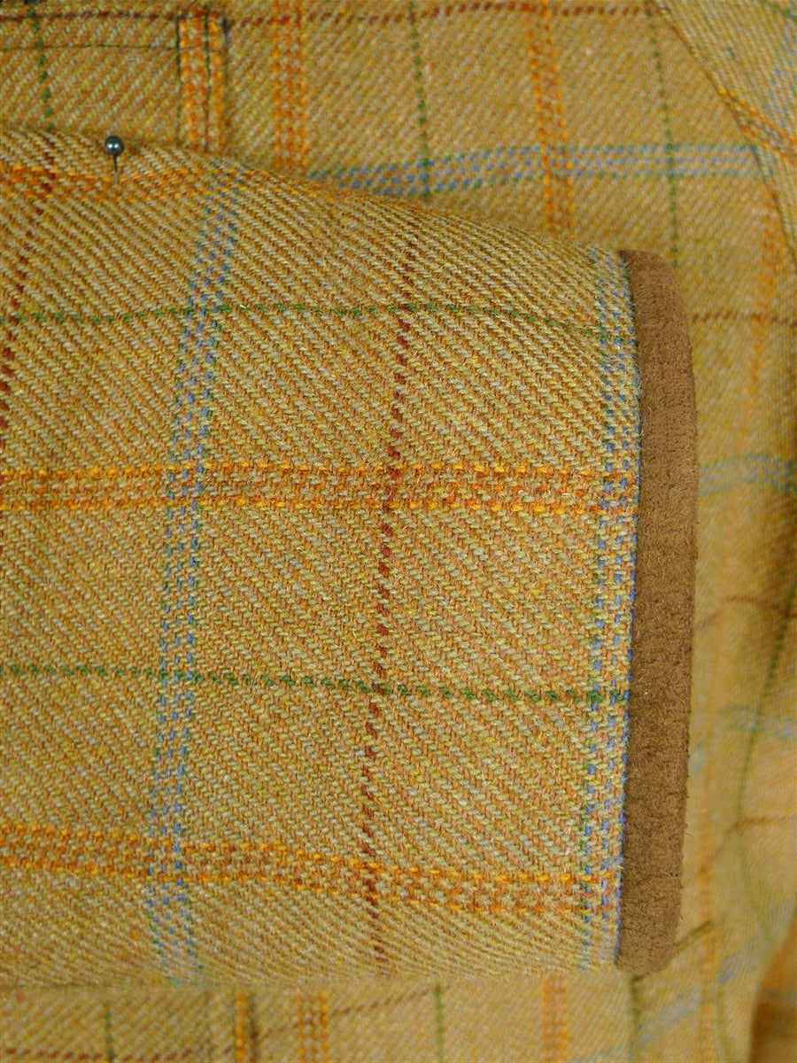 26/0022 chrysalis brown windowpane check tweed country shooting field coat (rrp £900) 42-44