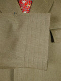 26/0023 superb vintage british heavyweight venetian wool covert coat overcoat 40 regular