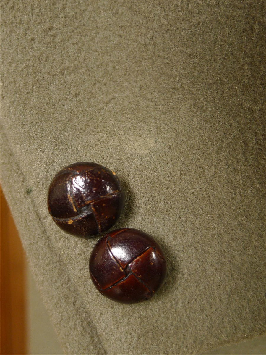 26/0026 vintage heavyweight crombie melton wool british warm overcoat 39-40