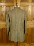 26/0049 vintage british gun check tweed sports jacket 44 long