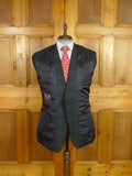 26/0046 immaculate vintage daks london black watch style tartan wool blazer w/ gold buttons 44 regular