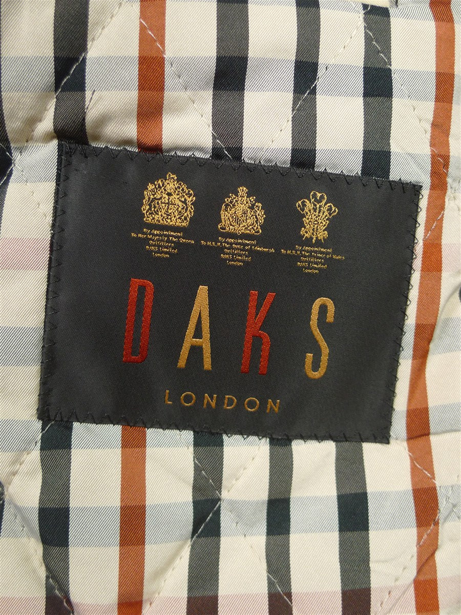 26/0045 immaculate nearly new daks london grey donegal weave norfolk-style tweed jacket w/ quilted lining 39 long