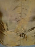 26/0043 vintage british tan brown doeskin wool country waistcoat 39
