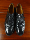 26/0034 vintage church's custom grade black semi-brogue shoe uk 11