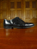 26/0034 vintage church's custom grade black semi-brogue shoe uk 11