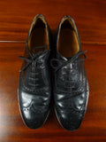 26/0035 vintage church's custom grade black brogue shoe uk 10