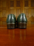 26/0037 vintage green aligator buckle shoe uk 7.5 (uk shipping only)