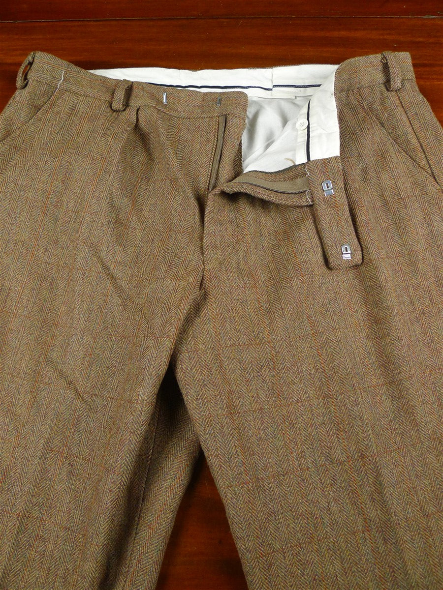 26/0066 vintage heavyweight haggart of aberfeldy scottish tweed suit w/ action back 48 regular to long