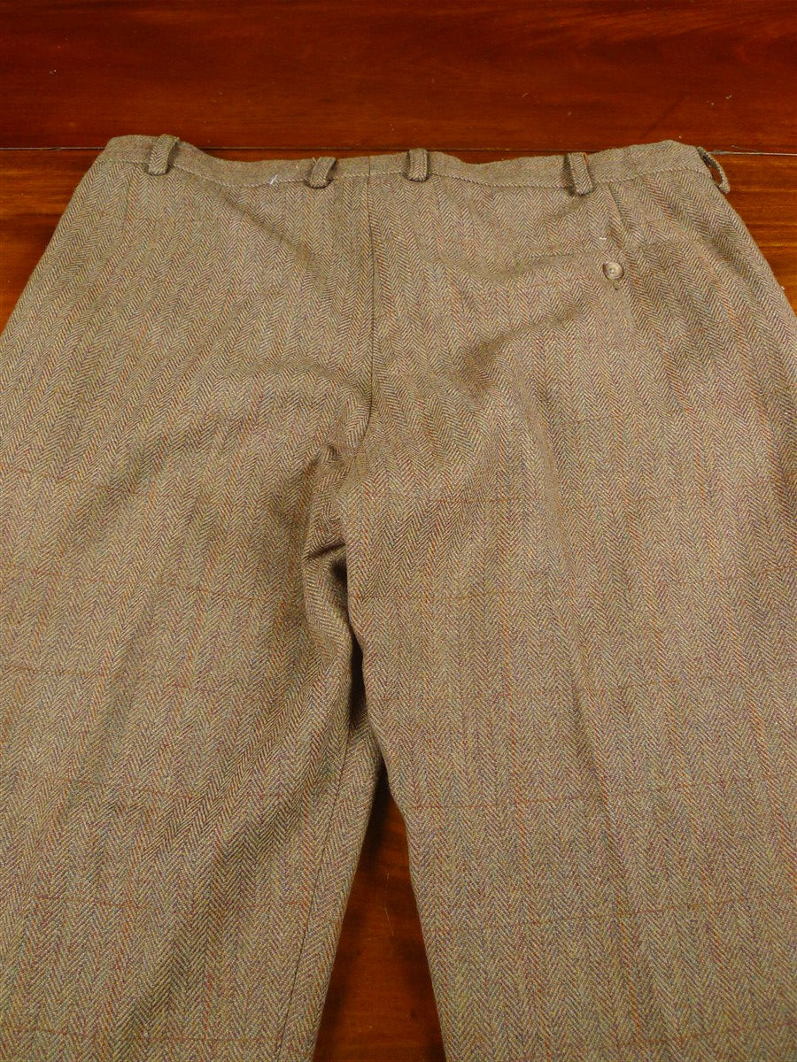 26/0066 vintage heavyweight haggart of aberfeldy scottish tweed suit w/ action back 48 regular to long