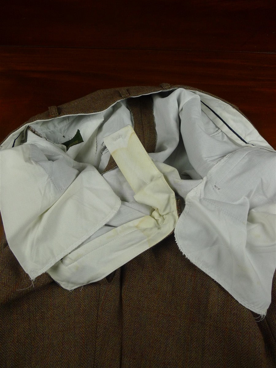 26/0066 vintage heavyweight haggart of aberfeldy scottish tweed suit w/ action back 48 regular to long