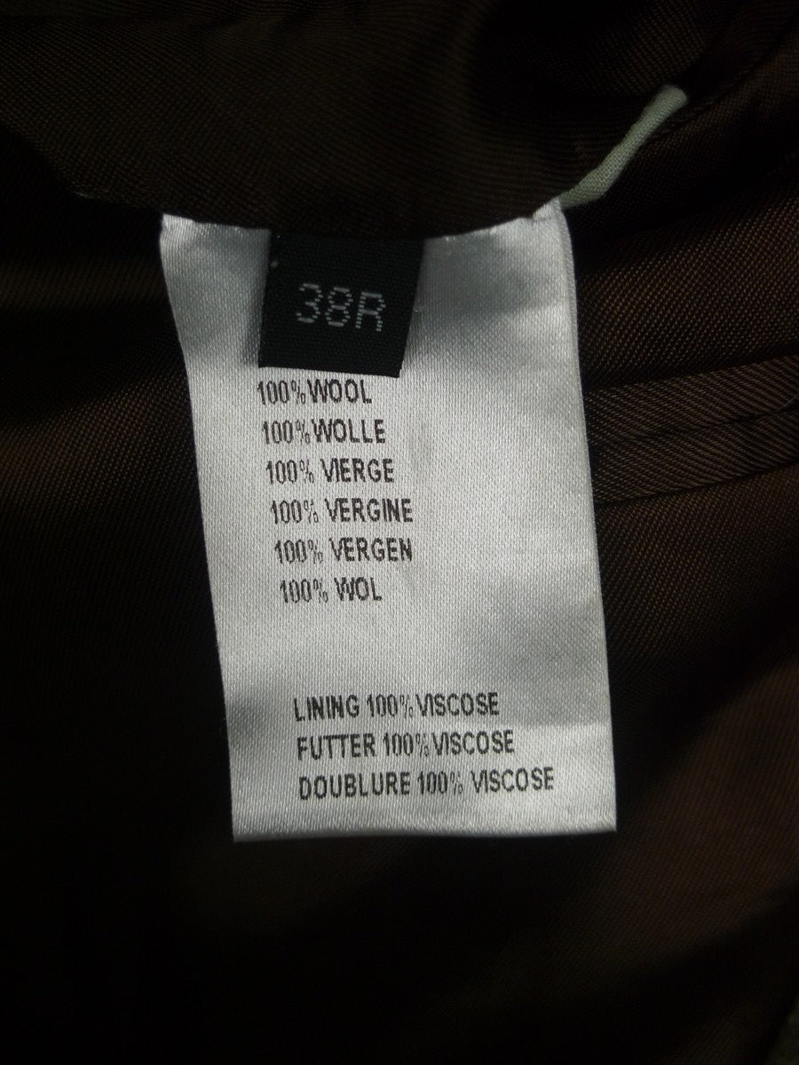 26/0061 near immaculate chester barrie savile row brown / red wp check tweed sports jacket blazer 38 regular