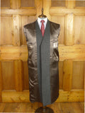 26/0077 immaculate vintage grey crombie wool overcoat 42-43