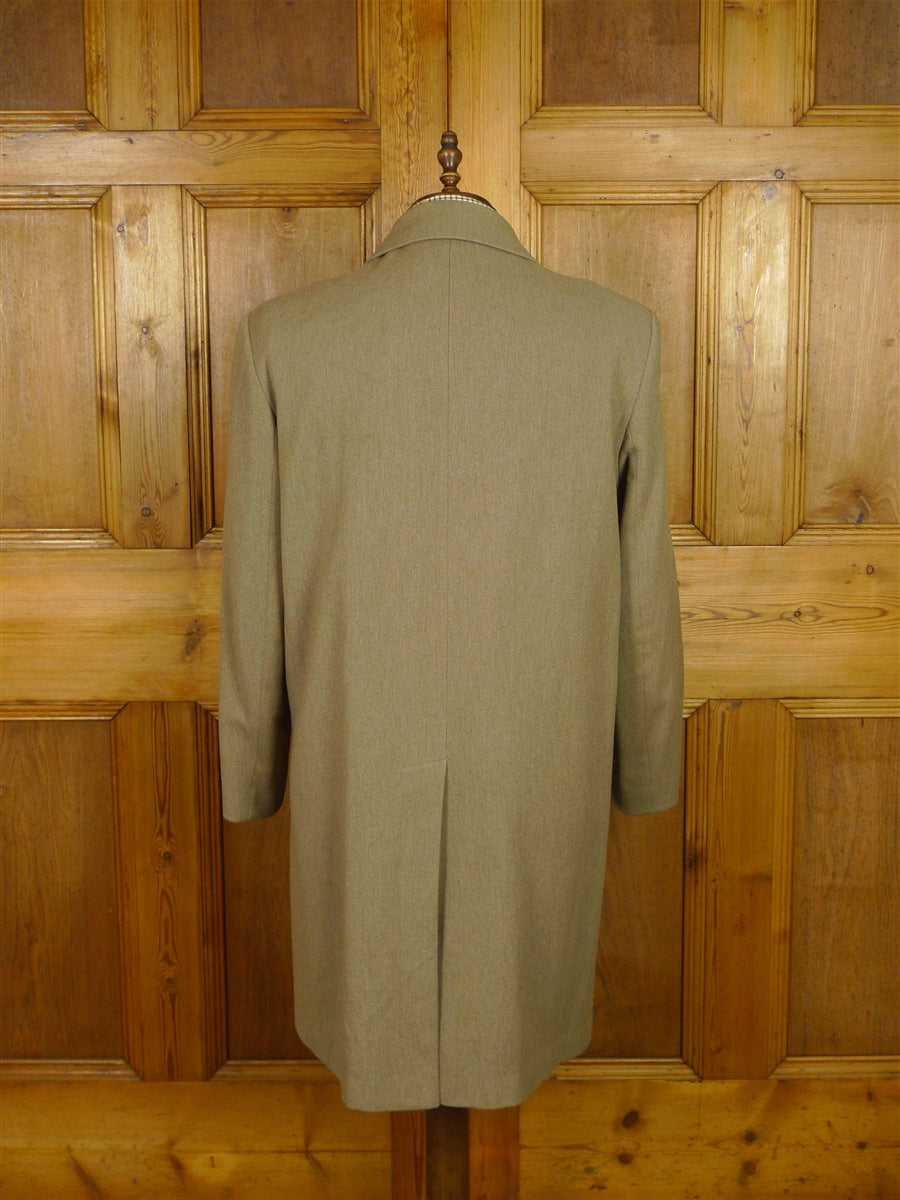 26/0074 vintage west of england venetian wool fly-front raincoat overcoat 41-42