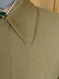 26/0074 vintage west of england venetian wool fly-front raincoat overcoat 41-42
