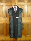 26/0078 immaculate heavyweight charcoal grey herringbone west of england wool overcoat 41-42