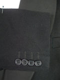 26/0067 immaculate pakeman catto carter black barathea wool / grosgrain facing d/b dinner suit 44 long